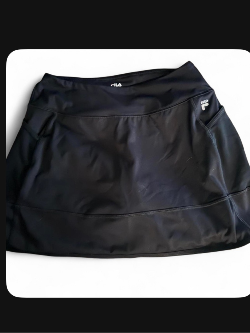 Fila Black Women's Athletic Skort